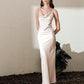 Slip Bridesmaid Dresses Pearl Pink