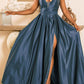 Dusty Blue Bridesmaid Dress Long