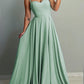 Simple Long Bridesmaid Dresses Sweetheart Spaghetti Straps