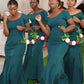 Teal Mermaid Bridesmaid Dresses