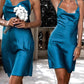 Turquoise Bridesmaid Dresses Short