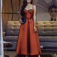Burnt Orange Bridesmaid Dresses Vintage