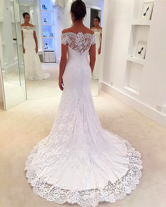 Lace Mermaid Wedding Dress