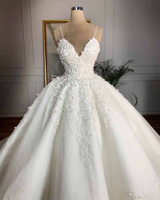 Wedding Dress With Straps