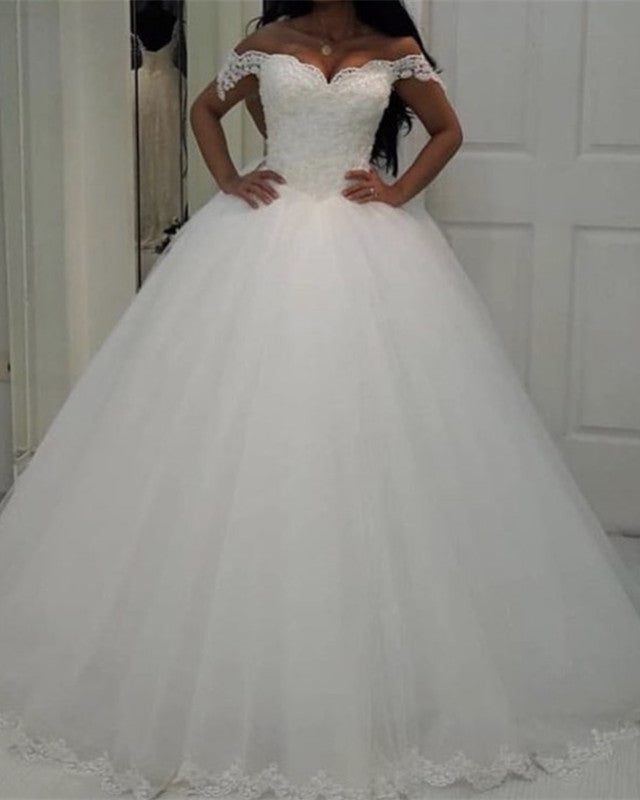 Tulle Wedding Gown