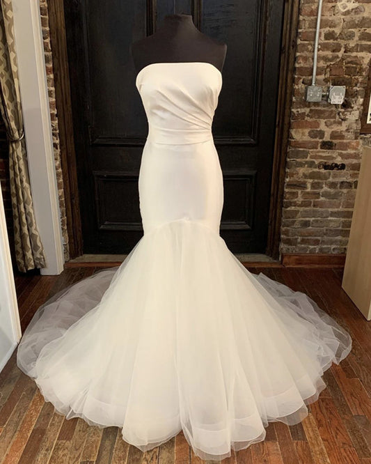 Strapless Mermaid Wedding Dress