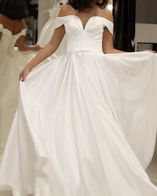 Satin Wedding Dress