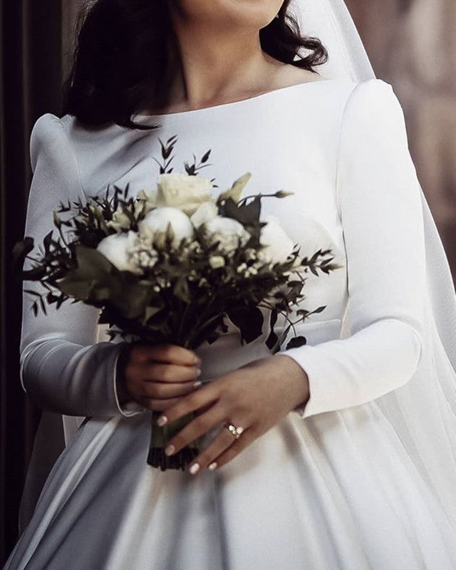 Long Sleeves Wedding Dress