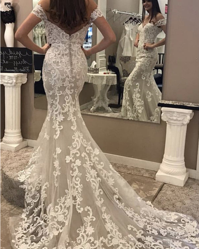 Lace Mermaid Gowns