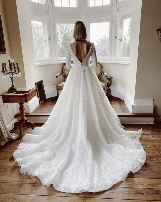 A Line Wedding Dress