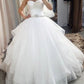 Princess Wedding Dress Ruffles