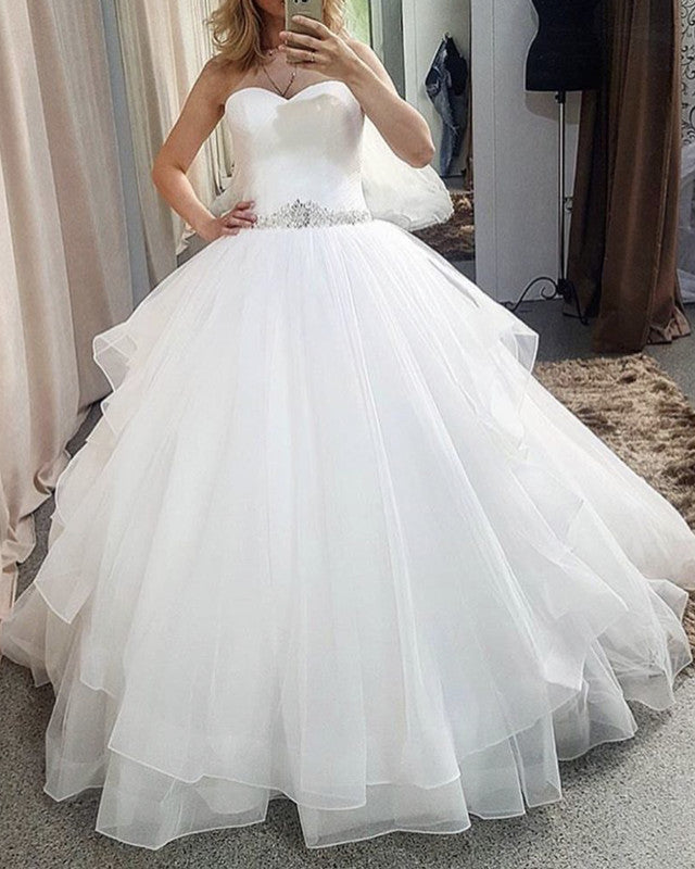 Princess Wedding Dress Ruffles