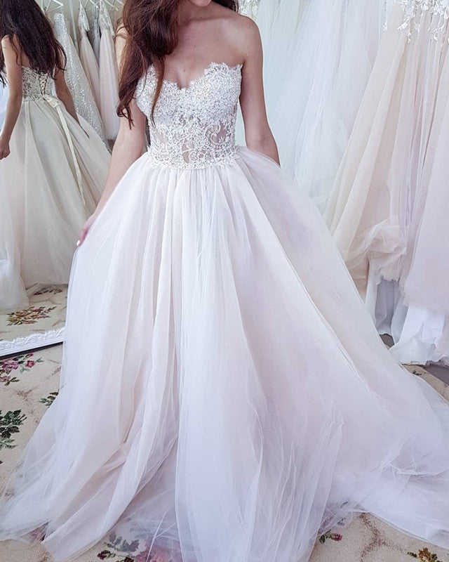 See Through Wedding Dress
