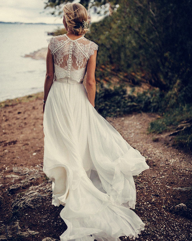 Chiffon Wedding Dress