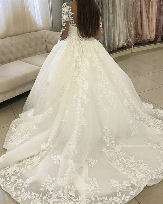 Buy Light Grey Designer Wedding Wear Embroidered Georgette Gown | Gowns