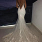 Open Back Mermaid Wedding Dress