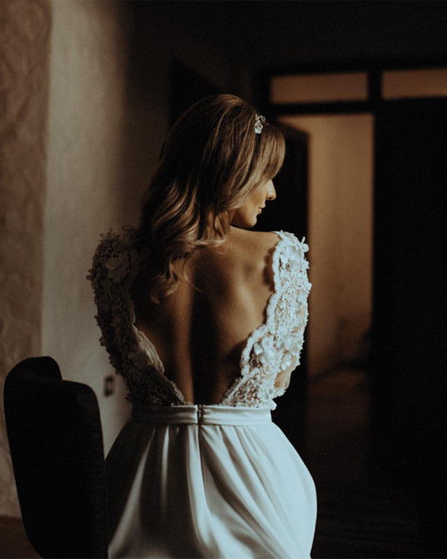 Sexy Boho Wedding Dress