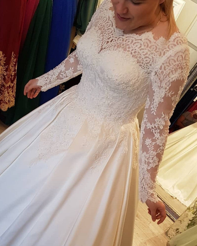 Sleeved Wedding Gown