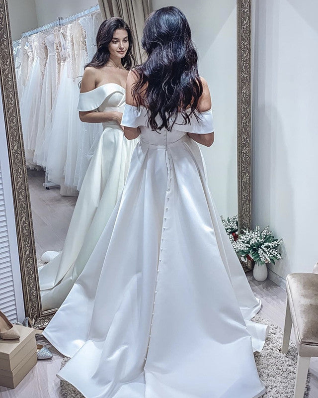 Off-the-Shoulder Bridal Gowns | Sincerity Bridal