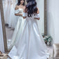 Off Shoulder Wedding Dress