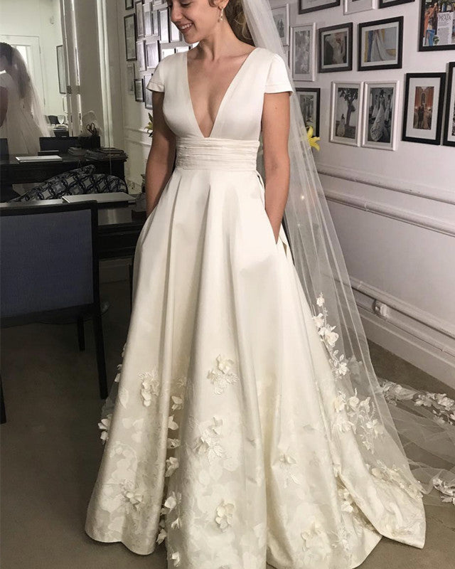 Ivory Wedding Dress With Pockets
