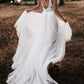 Backless Boho Wedding Dress