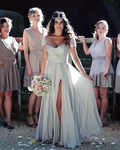 Silver Wedding Gowns