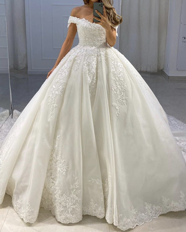 Organza Wedding Dress White