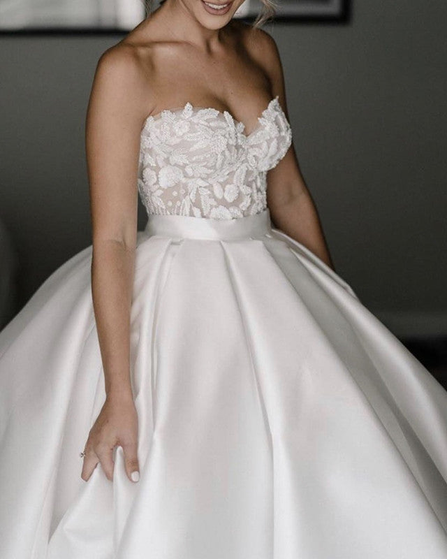 Sweetheart Corset Wedding Dress