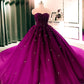 Purple Wedding Dress For Bride