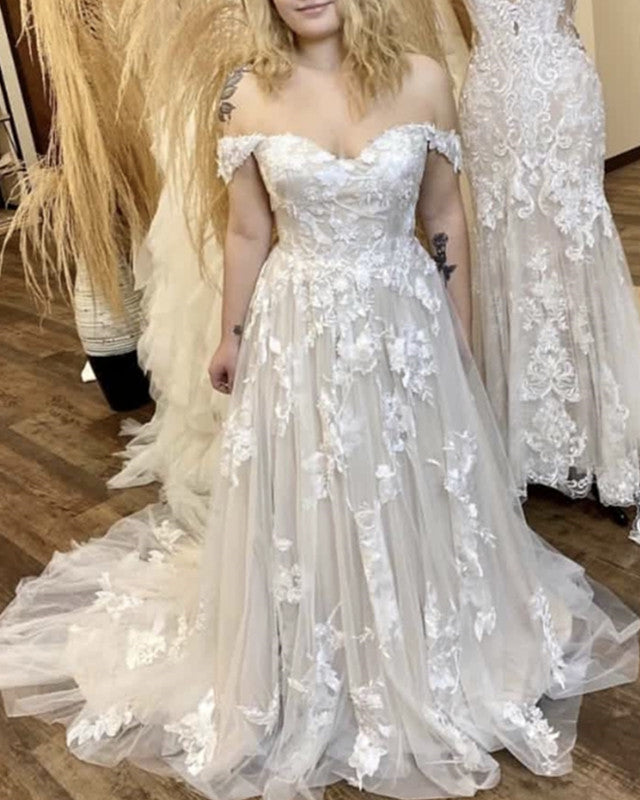 Boho Wedding Dress Plus Size