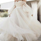 Romantic Long Sleeves Boho Wedding Dresses Tulle