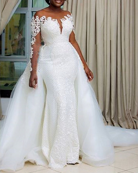 Mermaid Wedding Dress Lace