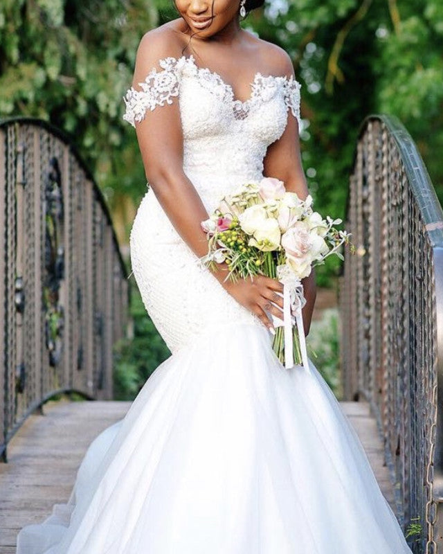 Off The Shoulder Wedding Gowns