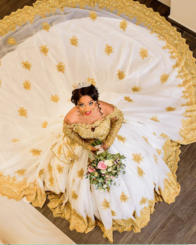 Gold Wedding Dresses
