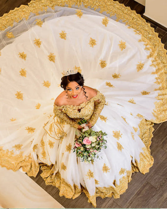 Gold Wedding Dresses