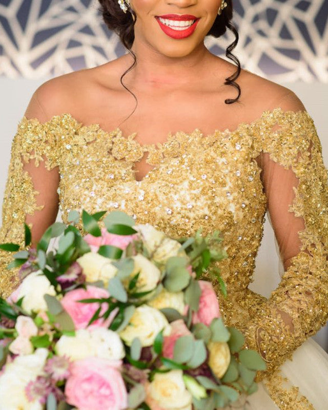 Gold Wedding Gowns