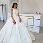 Princess Wedding Dress Satin Ball Gown Lace Embroidery