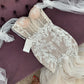 Lace Mermaid Wedding Gowns Sheer Corset Spaghetti Straps