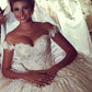 Sweetheart Lace Wedding Dress Off Shoulder Ball Gown