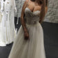 Tulle Sweetheart Embroidery Wedding Dress Rustic Style