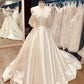 A-line /Princess Wedding Dress Satin Off Shoulder