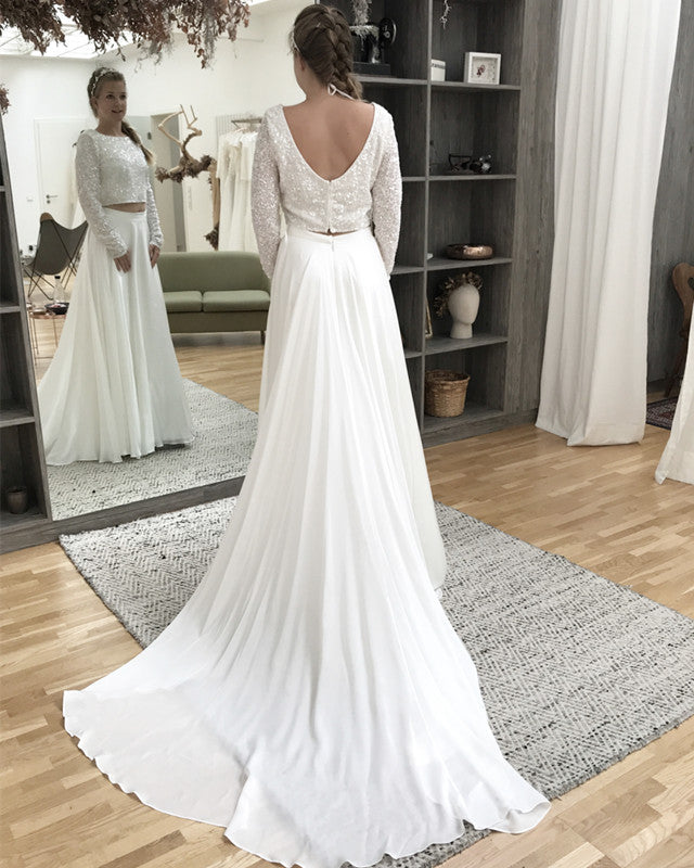 Wedding Gowns Two Piece