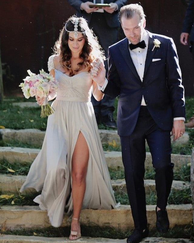 Silver Wedding Dress