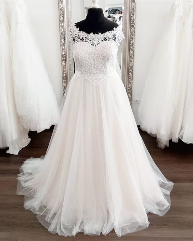 Plus Size A-line Wedding Dress