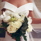 Mermaid Off The Shoulder Wedding Dress Satin
