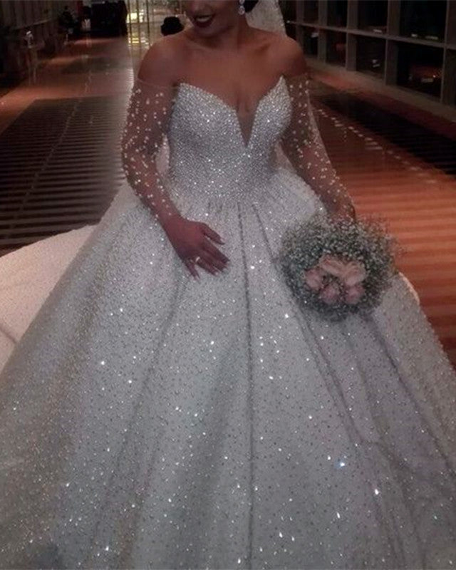 Sparkly Wedding Princess Dress