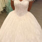 Fully Lace Sweetheart Wedding Ball Gown Dress