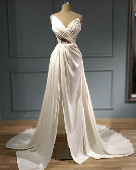 Sexy Satin Wedding Dress