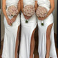 White One Shoulder Bridesmaid Dresses